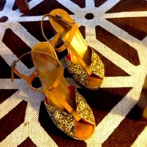 Super Cute Summer/ fall American Eagle Wedge Shoe. Practically Brand New…🌷